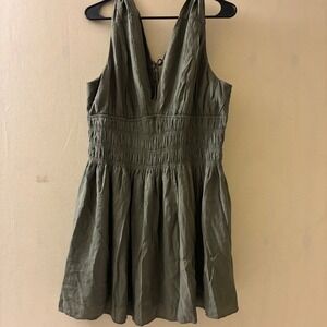 Abercrombie & Fitch Olive Green Mini Dress